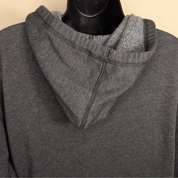 LARGE DARK GREY PURPLE LOCOMOTIVES HOODIE WOMENS PULLOVER HOODED - Picture 7 of 8